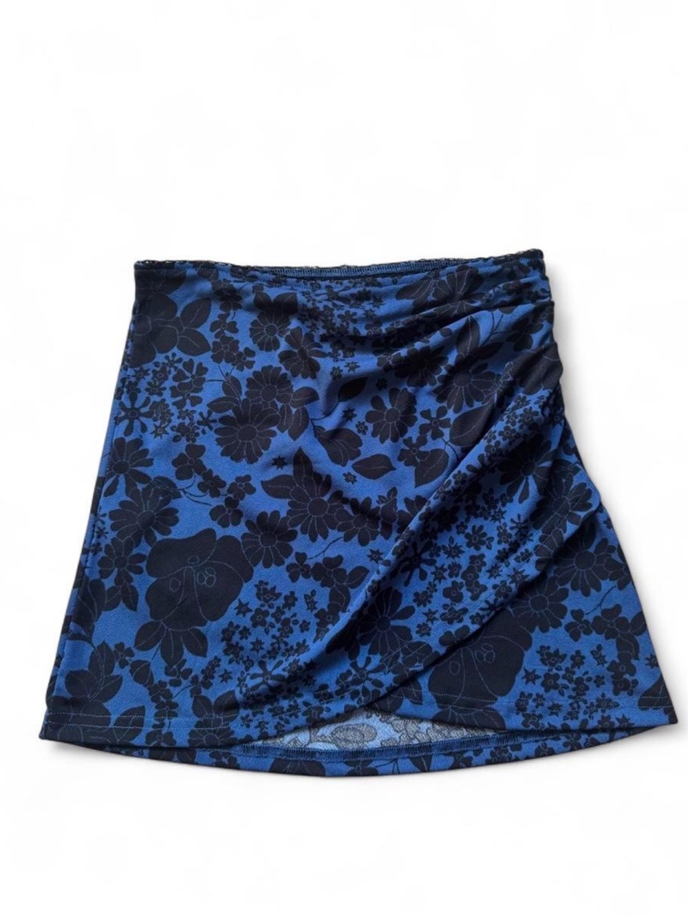 Urban Outfitters Navy Floral Mini Skirt
